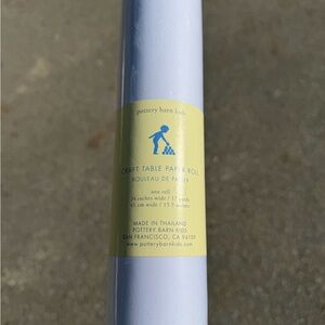 NEW Pottery Barn Kids Craft Table Paper Roll - white